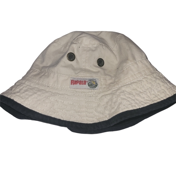Rapala Reversible Black And Cream Bucket Hat - Picture 2 of 3